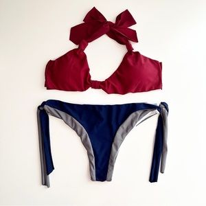 Sexy Bikini Set Two Piece Large Size